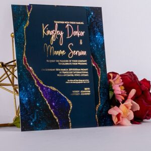 Marble Invitation Card