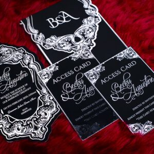 Custom shape Invitation Card