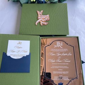 Boxed Acylic Invitation