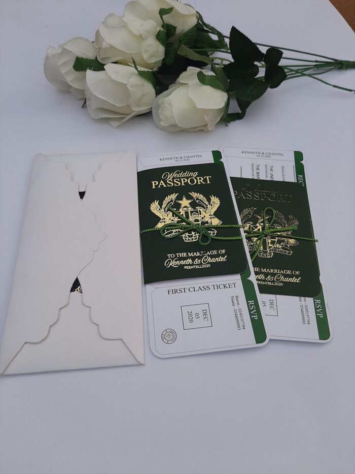 Passport Invitation Card Passport Invitation Card