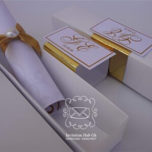 Scroll  Box Invitation Card
