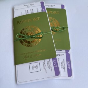 Passport Theme Invitation with pages