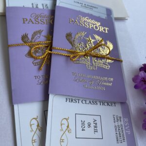 Passport Theme Invitation